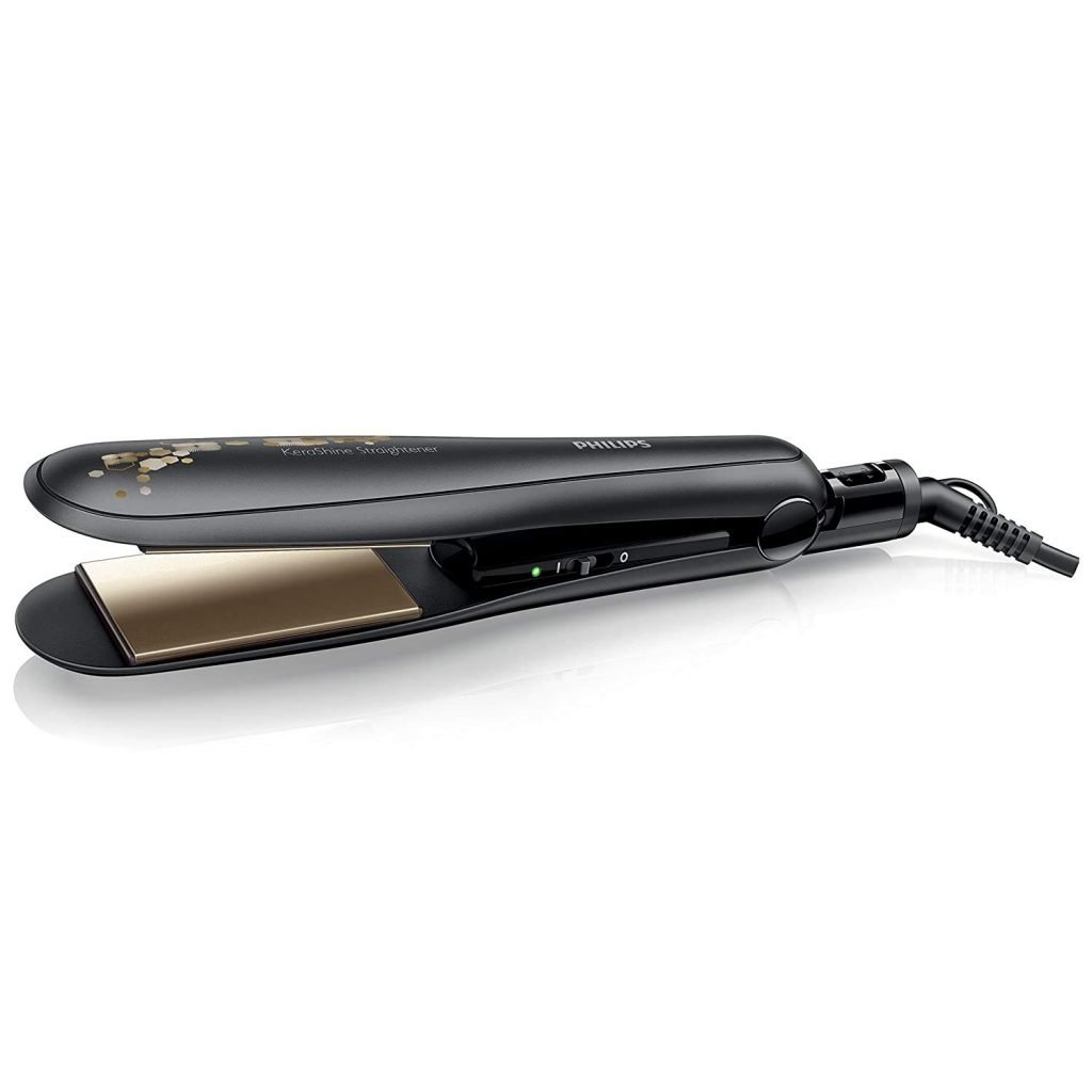 Philips hp 8316/00 is the best straightener in India. It also comes  with kerashine plates.